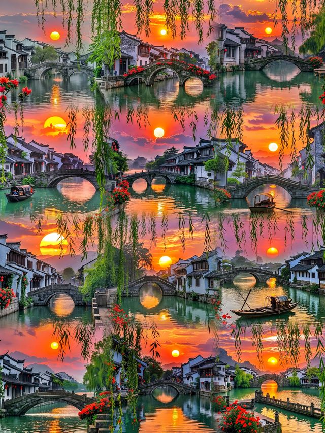 日出江南,水墨畫般嘅自然景觀 日出江南,水墨畫般嘅自然景觀