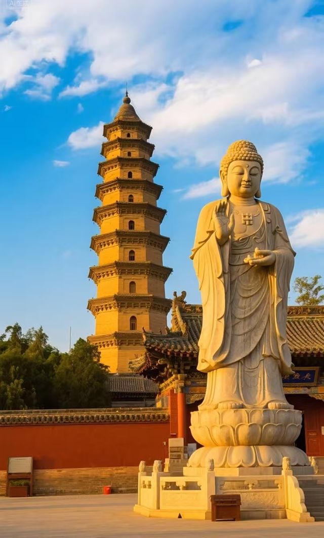 大唐普救寺·西廂緣起地。