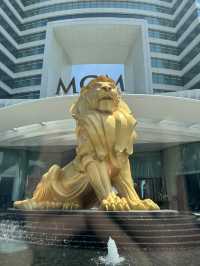 Where the Golden Lion Guards a Futuristic Dream