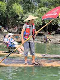 Yulong River Bamboo rafting from Jima Wharf