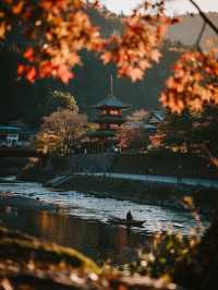 嵐山秋日手記｜在紅葉與流水間收藏王朝物語