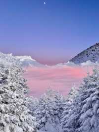 長白山live|人生必看絕美日落，誤入芬蘭雪境～