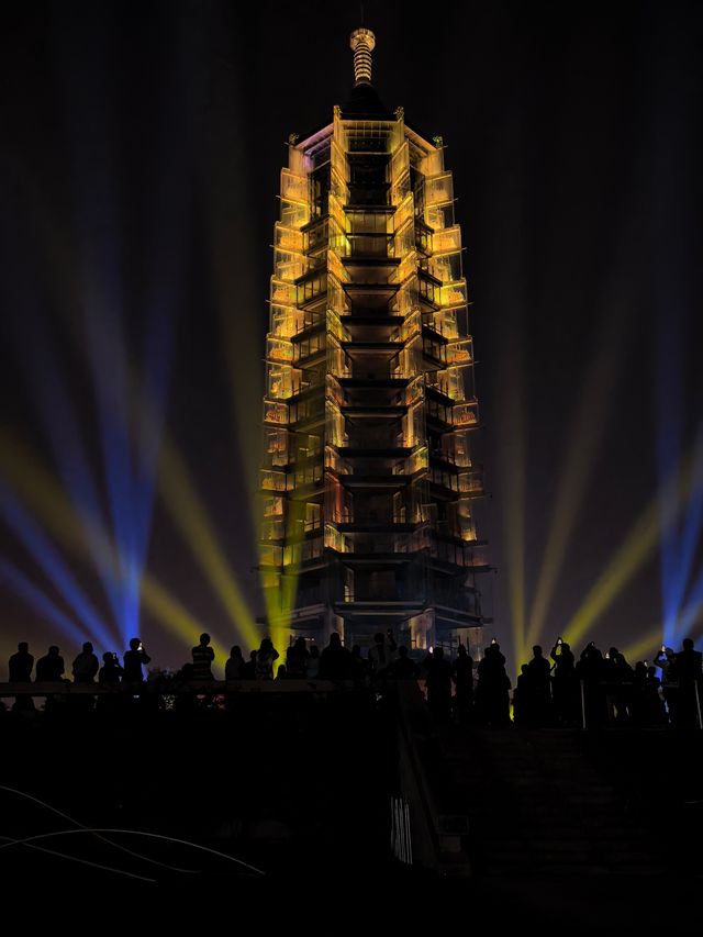 南京旅遊不要放過大報恩寺的夜景