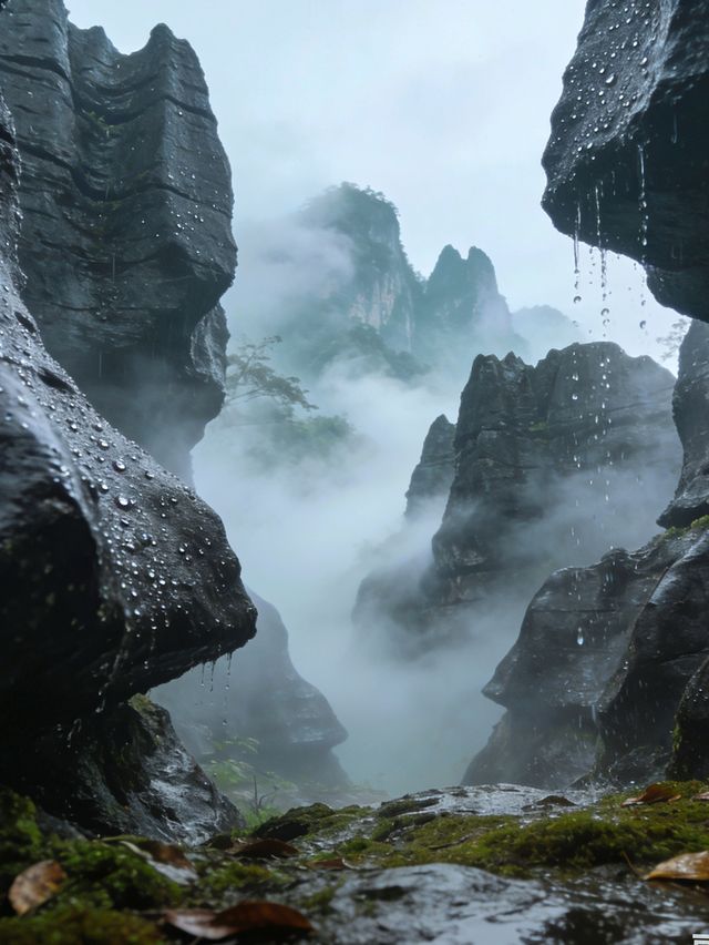 雨_石林華鎰山_四川廣安 雨_石林華鎰山_四川廣安