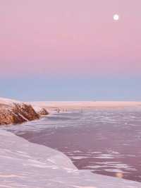 呼倫湖絕美日落機位