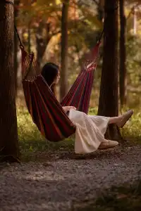 長興桃花岬的紅杉很美啊～～