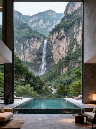 Stayed at Life Hotel in Yuntai Mountain, and it was incredibly impactful