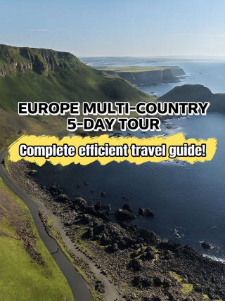 5-Day Summer Multi-Country Europe Guide with Lazy-Traveler Tips