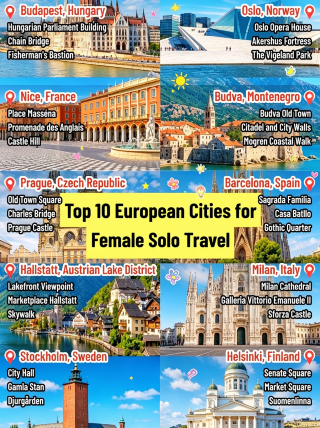These 10 European cities are tailor-made for solo female travelers!