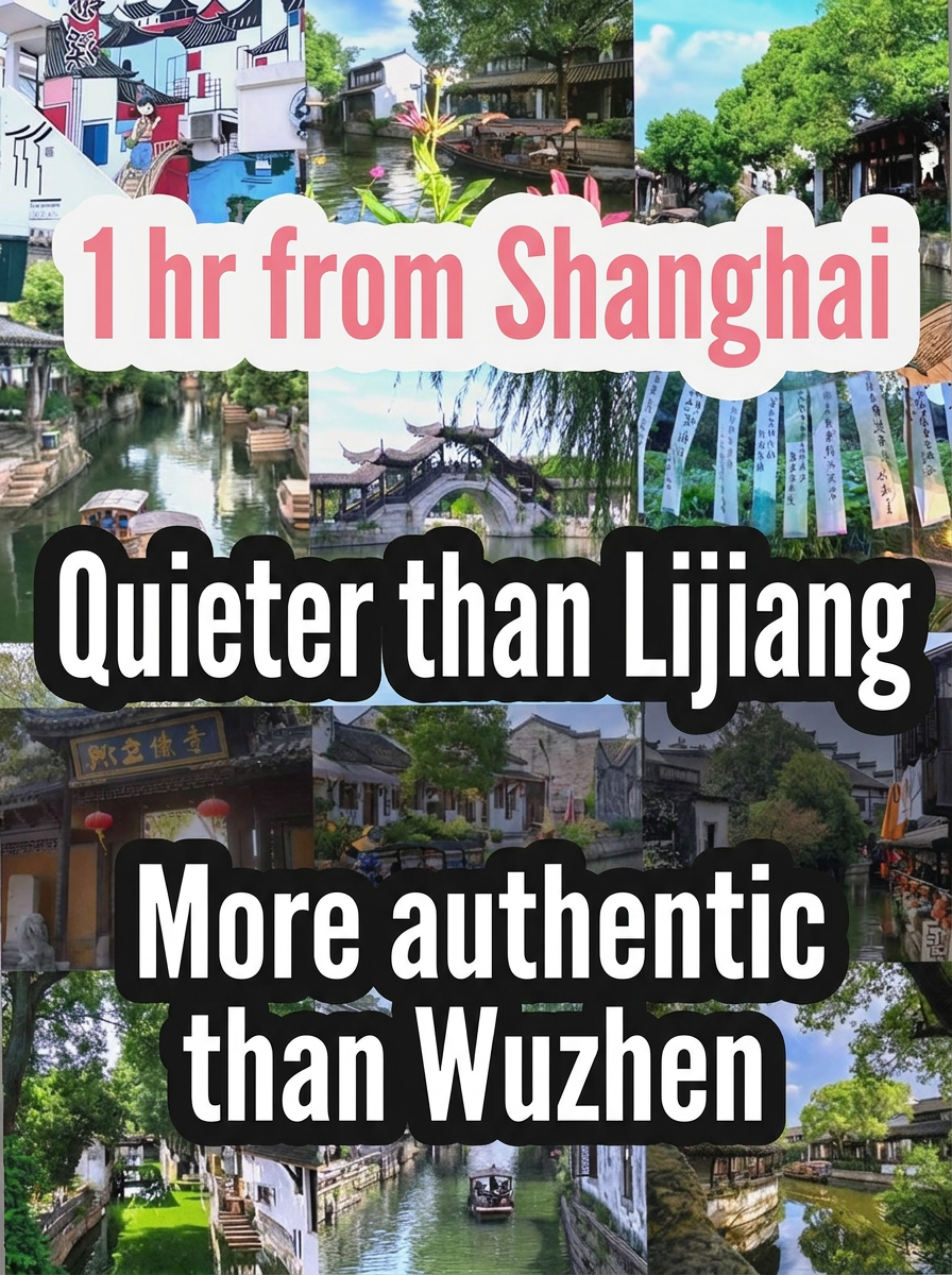 1 hour from Shanghai: quieter than Lijiang, more unspoiled than Wuzhen—this is the true hidden gem of Jiangnan