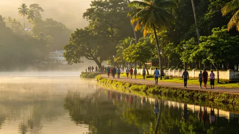 Kandy Lake, Sri Lanka | A day of relaxation by a tropical lake  — traveler post in Kandy