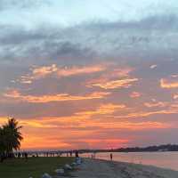 Beautiful Sunset at Beautiful East Coast Park 