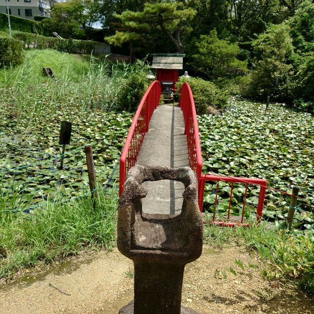 愛知旅行！桶狭間の戦いゆかりの地「弁天池」