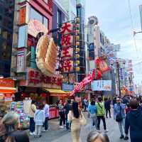 大阪観光グルメ！道頓堀でたこ焼き満喫