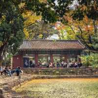 Beautiful Deoksugung Palace in Autumn 