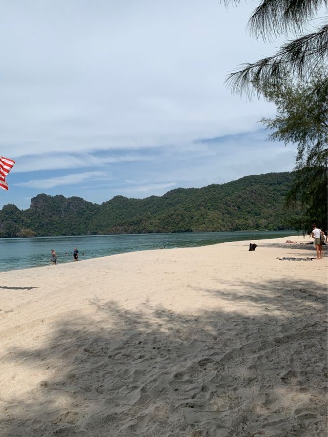 Relaxing Beach at Tanjung Rhu Langkawi