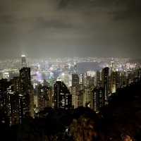 太平山頂，維多利亞港夜景