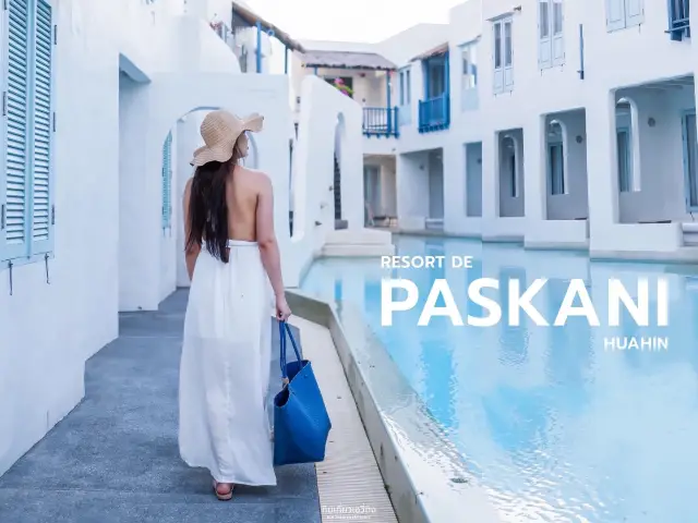 This is a Santorini-style accommodation in Hua Hin, Thailand. 