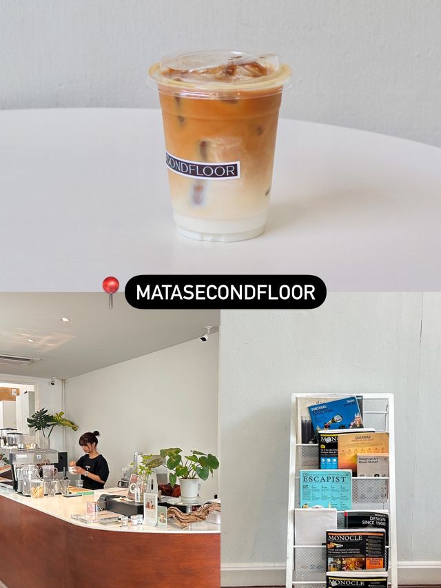 MATASECONDFLOOR ร้านกาแฟสุดคลีน ขนมอร่อย