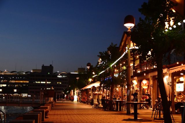 나가사키 시내 대표 일몰&석양 감상 포인트, 데지마워프 Dejima Wharf