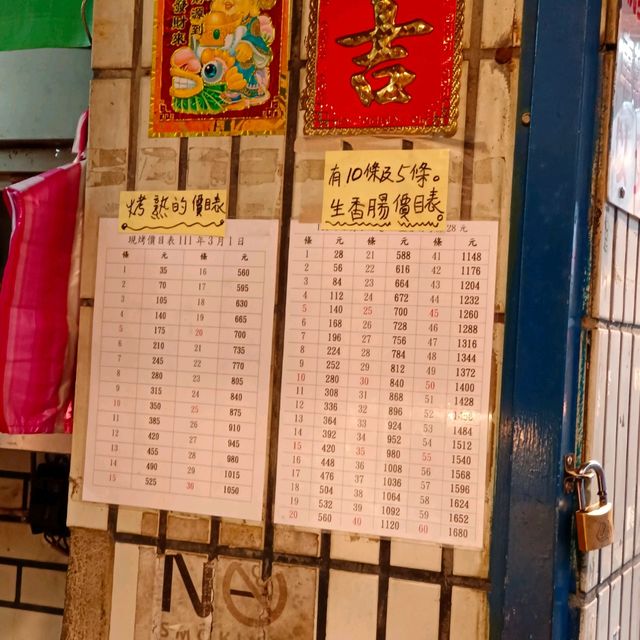 台北最好吃的黃家香腸