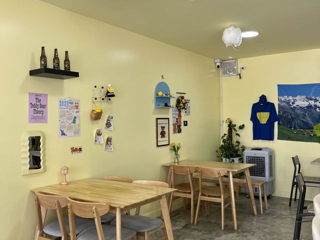 Yellow cup coffee
