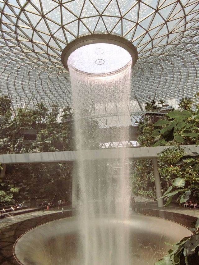 World's Highest Indoor Waterfall