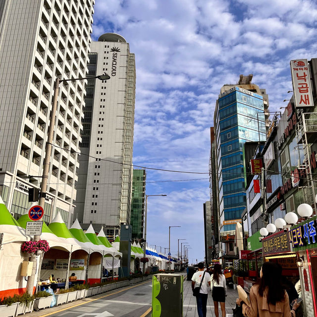 【海雲台ビーチ】釜山でリゾート気分を味わえるなんて、思っても見なかった❗️🥰