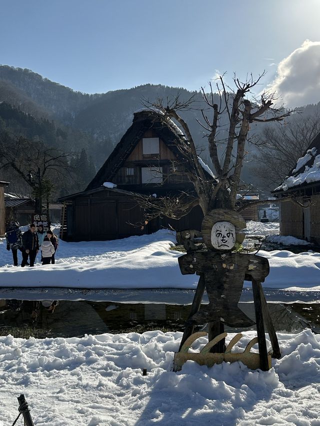 【日本/岐阜】世界遺産！冬の白川郷🏠