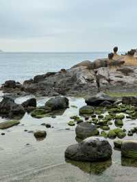 อุทยานหินแปลกริมหาดทะเลที่ Yehliu Geopark