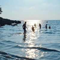 【臺北景點】福隆海水浴場：磅礡海景