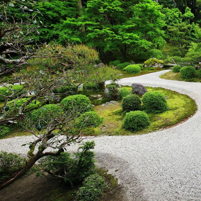 「安養園庭園」禪意枯山水景觀，超脫塵世的靈性狀態