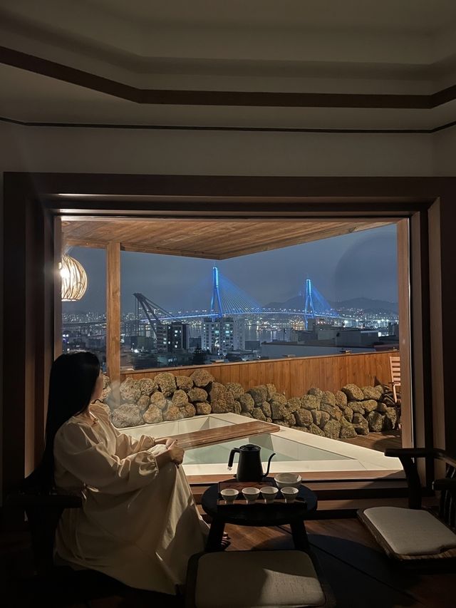 🌌야외 자쿠지에서 북항대교와 영도를 한눈에 볼 수 있는 영도오롯💗