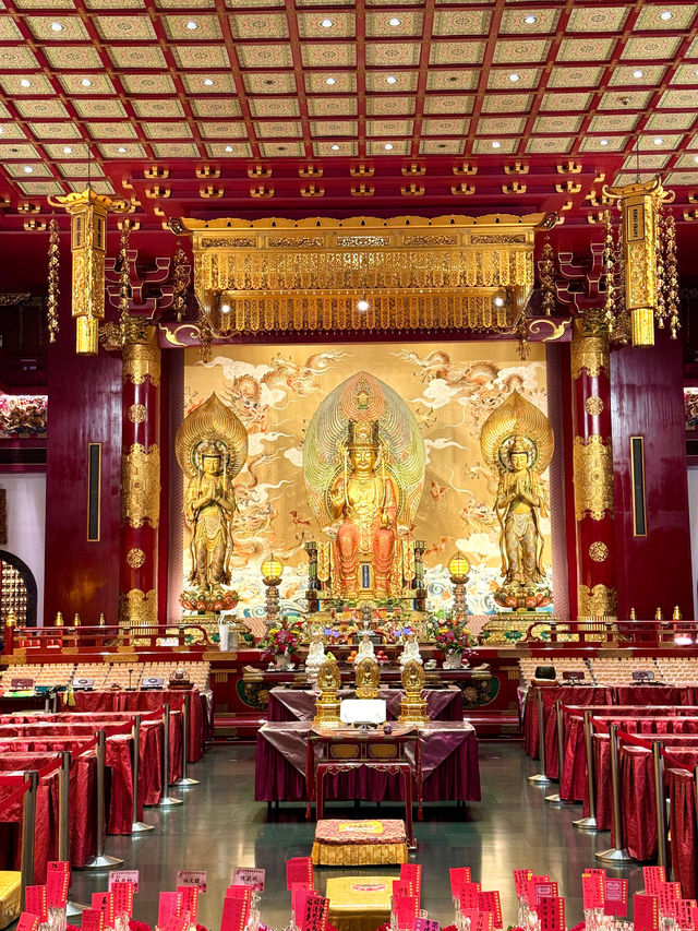 シンガポール　シンガポール観光　Buddha Tooth Relic Templeはパワースポット過ぎた！