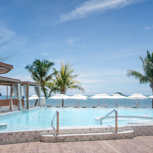 🏖️ #โรงแรมติดทะเลหัวหิน มีสวนน้ำ มีสไลด์เดอร์