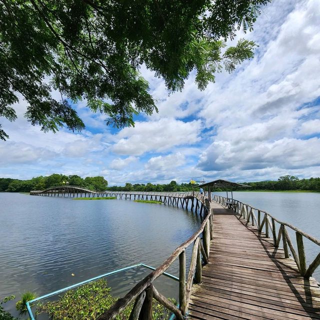 สะพานไม้เคี่ยม หนองใหญ่ ชุมพร