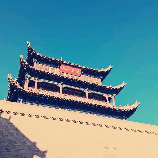 Visit if the Jiayuguan Scenic area