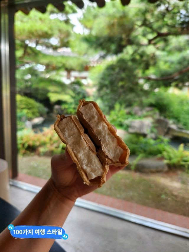 소금 모나카 아이스크림이 있는 혼자여행지 경주 이스트 1779❤️