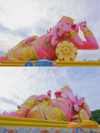 【📍タイ🇹🇭】最速ご利益🙏祈願成就が凄く速いピンクのガネーシャ様にお祈りしてきたよ🩷