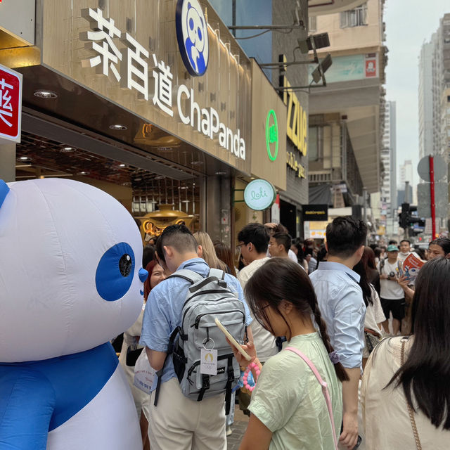 茶百道終於黎到香港喇！我個心正撲撲跳呀！😍