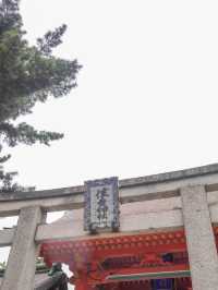 大阪住吉的烤糰子和神社
