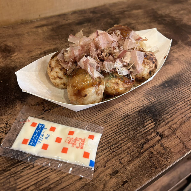 【京都/錦市場】カリカリとろとろたこ焼き🐙