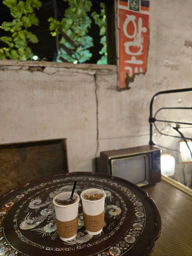 레트로 박물관 같은 인천 대형카페☕️