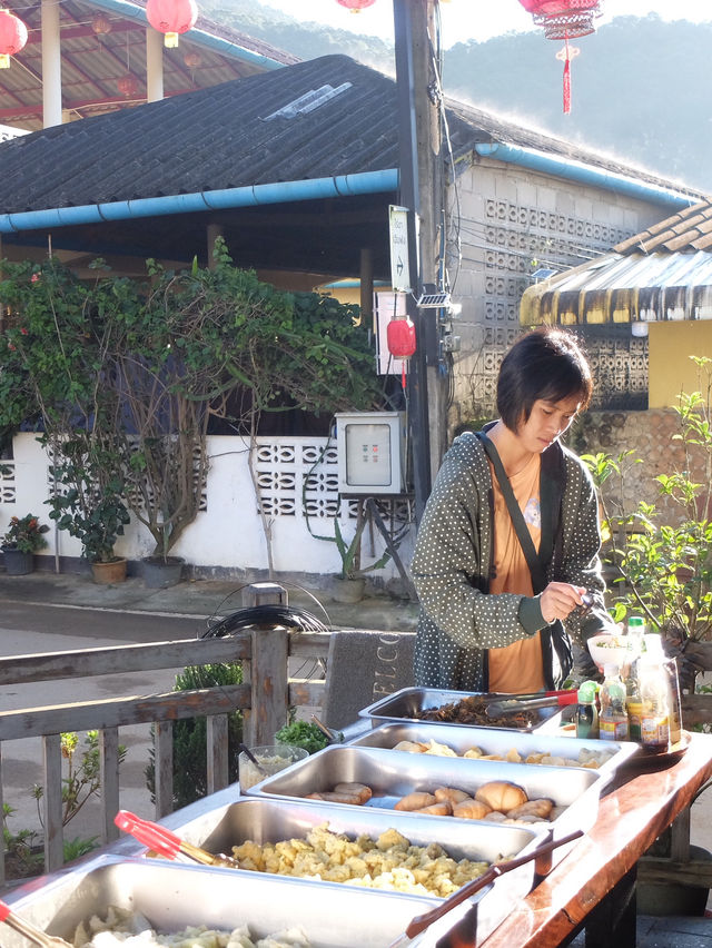 เที่ยวหมู่บ้านรักไทย ต้องมานอนไร่ชา ที่ไร่ชาเฉินฟง
