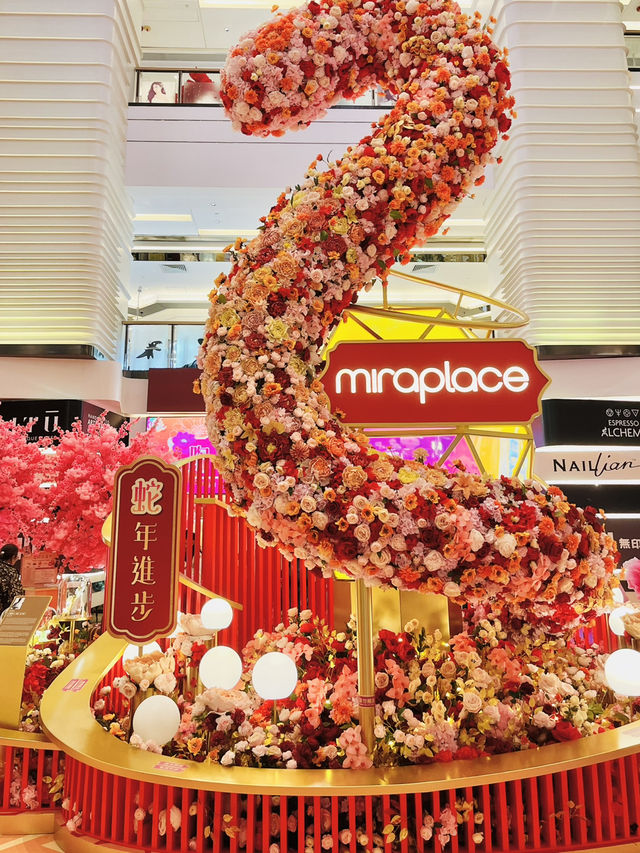 香港🇭🇰尖沙咀｜「陶花祈緣」 新春佈置🌸
