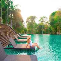  ไปพักผ่อนที่พักริมแม่น้ำแควกาญจนบุรี ดินเนอร์สุดโ