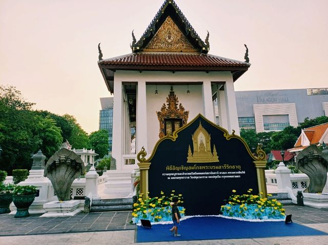 泰國曼谷素坤逸區皇家古跡寺廟景點一日遊行程，白色大理石暹羅文化寺廟建築，適合拍照📸打卡