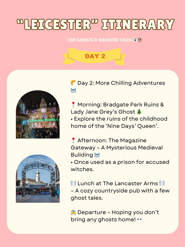 Leicester itinerary 🇬🇧