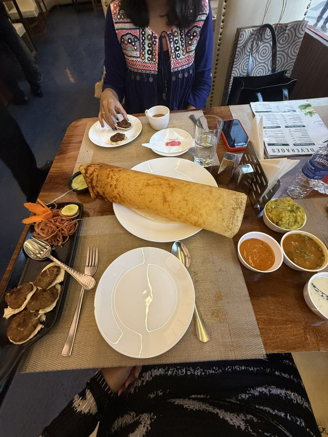 A Perfect Evening in Kolkata: Dosa, Sunset, and Serenity