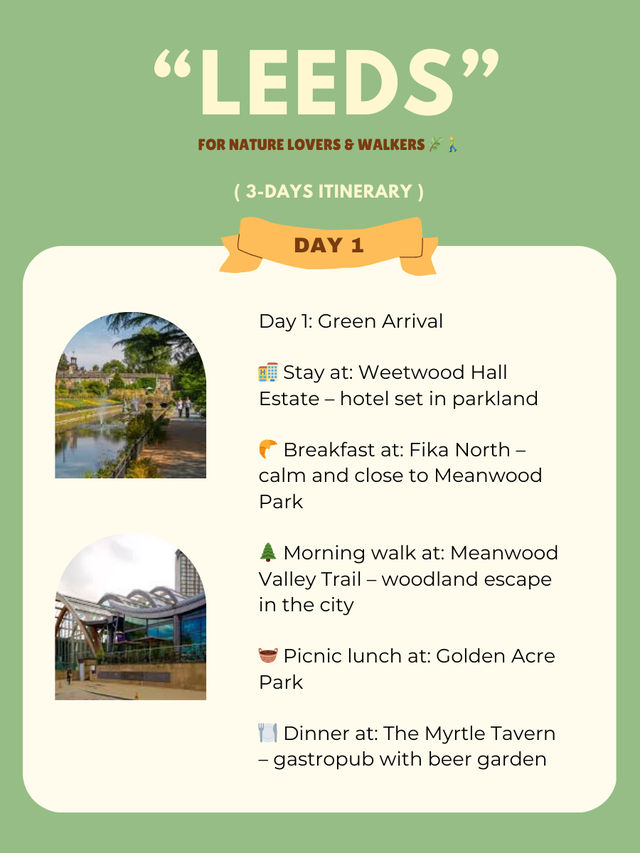 Leeds 3-days itinerary 🪄
